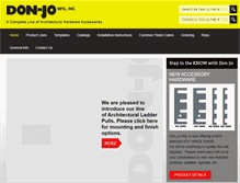 Tablet Screenshot of don-jo.com